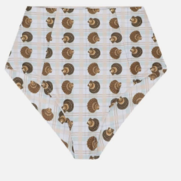 Carolina k Anthropologie seashell bikini bottom size small new without tags